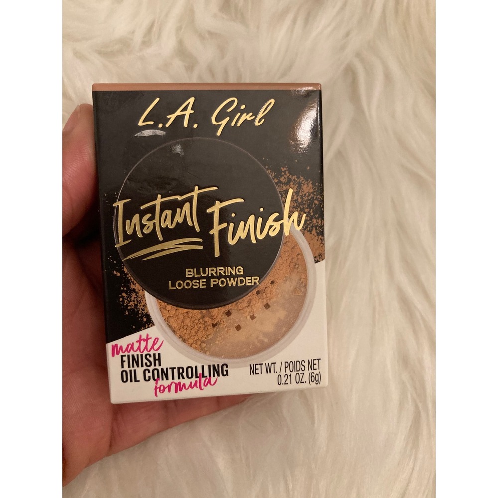 L.A. Girl Instant Finish Loose Powder Medium 0.21oz NEW Matte Oil Control GLP731